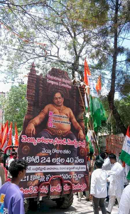 Telangana Congress demands KCR’s resignation as Leader of Opposition