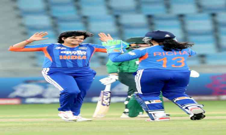Women’s Asia Cup: Charani, Prema pick three each as India bowl out Pakistan for just 55