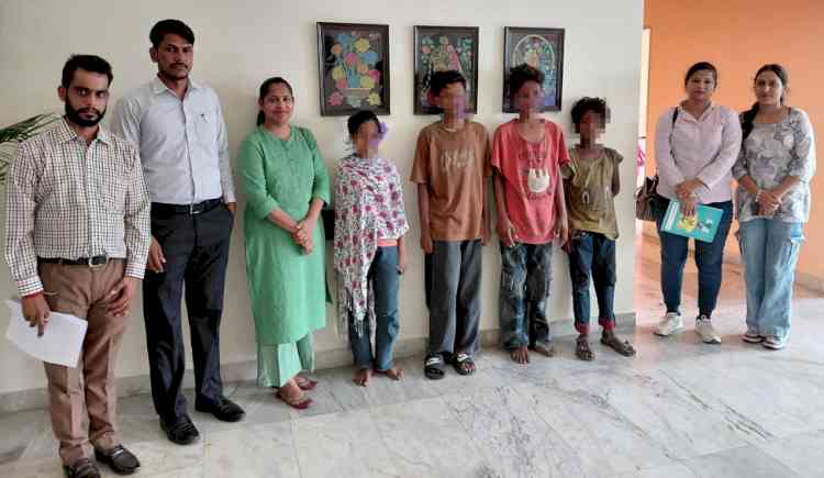 Special Rescue Drive Conducted in Ludhiana under the Jeevanjot Project on September 5 and 6; Four Children Rescued