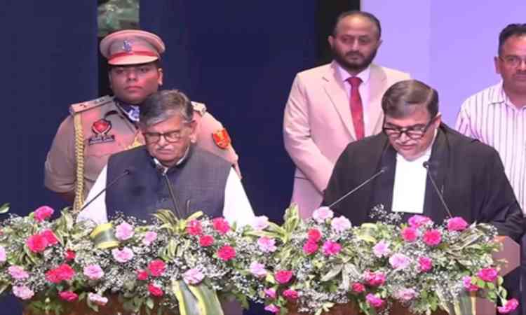 Appointment dispute: Punjab CM Mann absent as Justice Mishra takes oath as HC Chief Justice