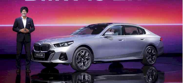 The calm to your storm: The first-ever BMW i5 Long Wheelbase launched in India.