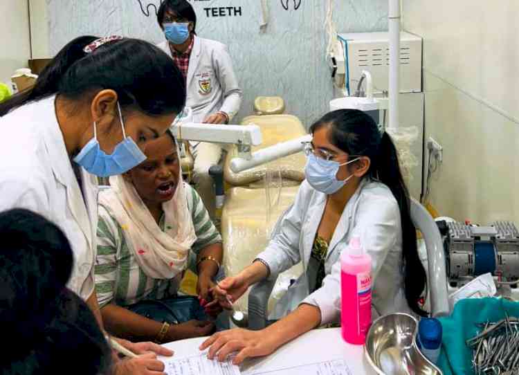 UHSR Takes Healthcare to Village Doorsteps: 102 Screened at Karauntha Health Camp - Skin ailments, joint pain and high BP detected; 80