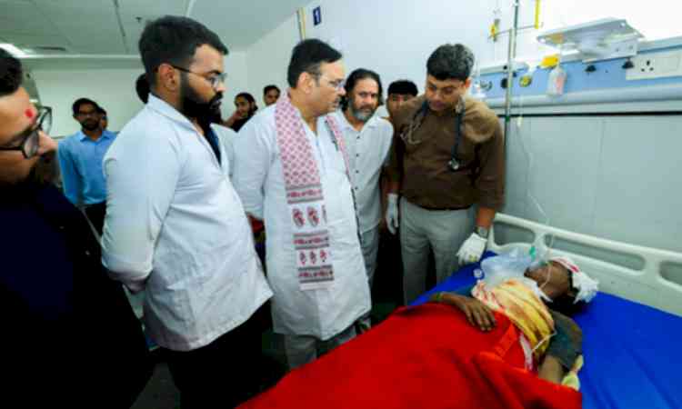 One dead as wall collapses in Rajasthan’s Bharatpur; CM Bhajanlal visits hospital