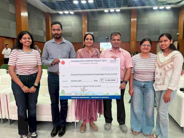 Panjab University incubated Women-led Deep-tech Startup AFMTech gets ₹12 lakh Commercialisation Grant; Takes Technology Towards India’s Semiconductor Ecosystem