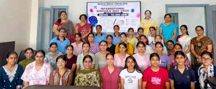 KMV Celebrates International Sudoku Day to boost Students' Logical and Analytical Skills