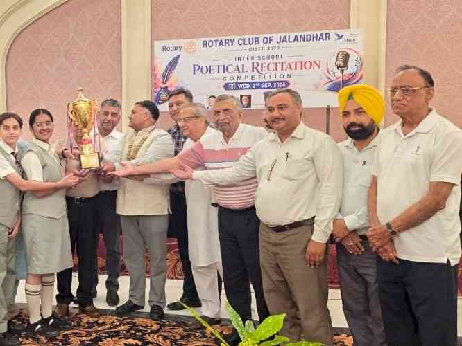 Ivy World School triumphs at prestigious Rotary Club Poetry Competition