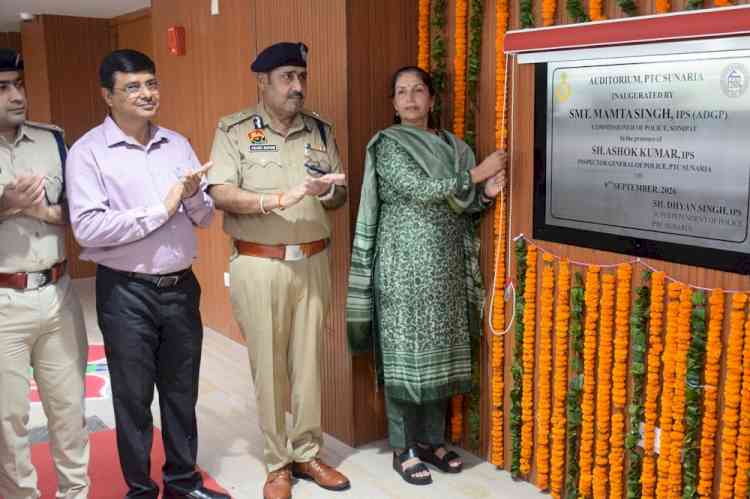 PTC Sunaria Gets Modern Auditorium, Police Commissioner Mamta Singh Inaugurates Facility; Training, workshops and awareness programmes to get a major boost