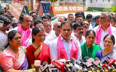 BRS complains to Telangana Governor about alleged assault on its legislators 