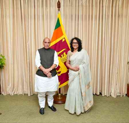 Rajnath Singh calls on Sri Lankan PM, discusses development cooperation and civilizational ties