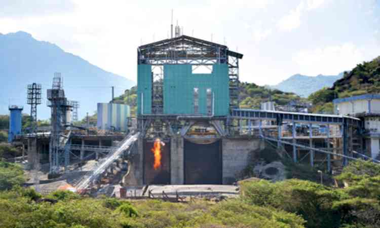 ISRO successfully conducts 220 kN hot test of CE20 engine for upcoming LVM3 mission