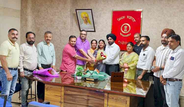 Dr Parminder Singh takes charge as Ferozepur civil surgeon