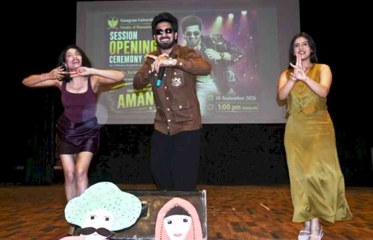Aman Jaji’s Hits Set Gurugram University Freshers Grooving