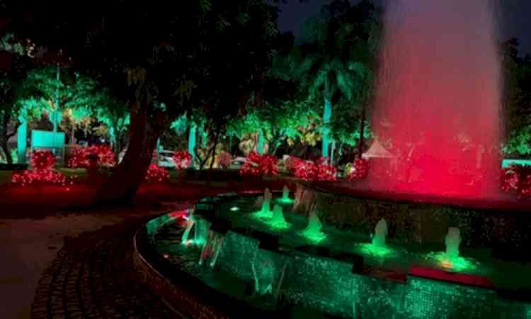 NDMC ready with a green, illuminated welcome for BRICS delegates
