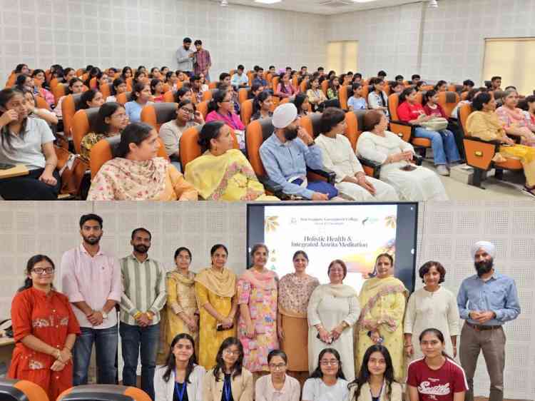 Three-Day Holistic Health and Integrated Amrita Meditation Programme Organised Across Six Chandigarh Colleges
