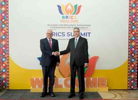 Bahrain Foreign Minister arrives in New Delhi for BRICS Summit 