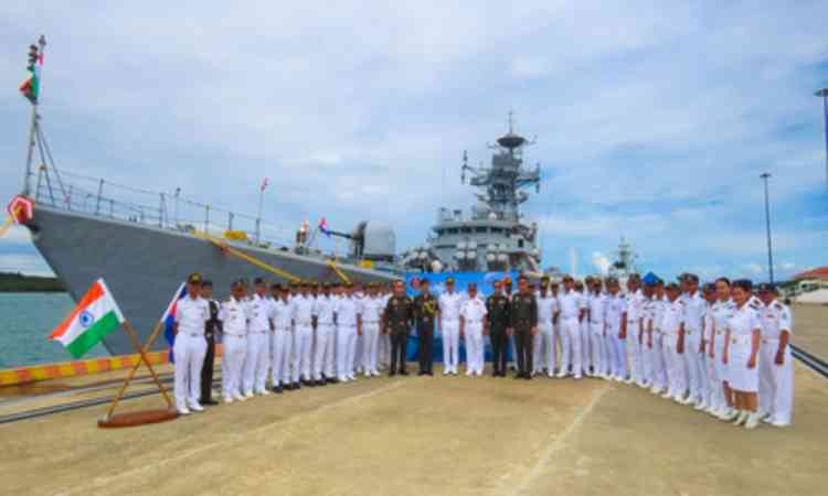 Indian Navy's INS Kulish arrives at Cambodia's Ream Naval Base to strengthen maritime cooperation 