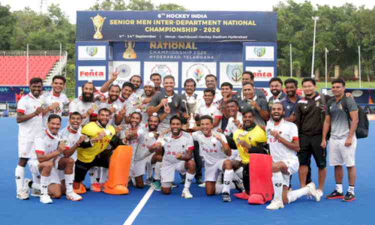 Sr Men Inter-Department National Hockey: Railway Sports Promotion Board clinch title
