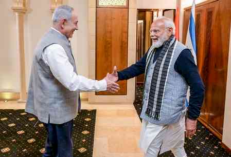 Netanyahu thanks PM Modi for his leadership and enduring friendship