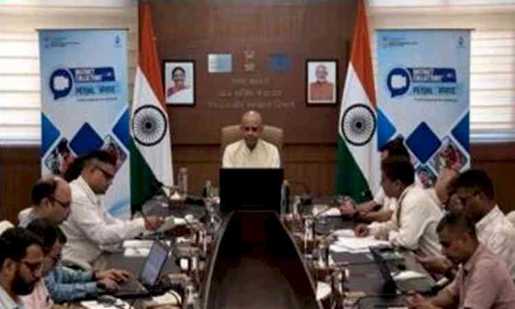 District collectors discuss rural water supply schemes under JJM at 'Peyjal Samvad'