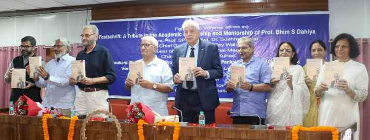 Release of Festschrift Volume in Honour of Prof. Bhim S. Dahiya