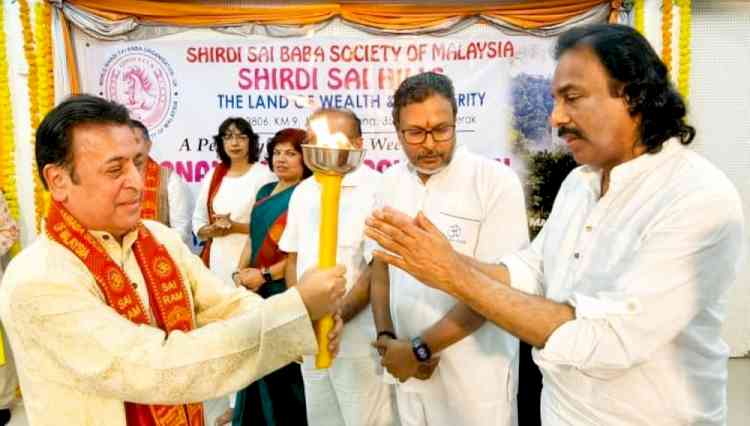 Sai Baba Peace Torch Becomes a Flame of Peace in Tapah 