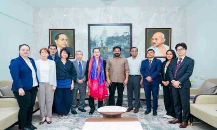 CM Revanth Reddy invites Singapore companies to invest in Telangana