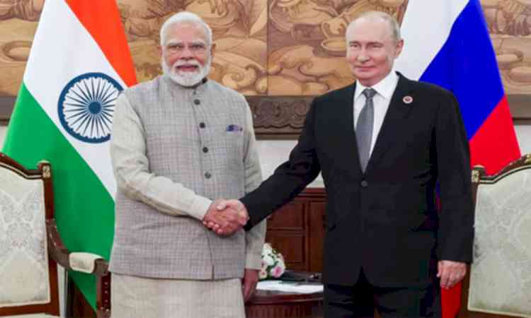 Prez Putin extends birthday wishes to PM Modi; lauds his contribution to strengthening India-Russia ties