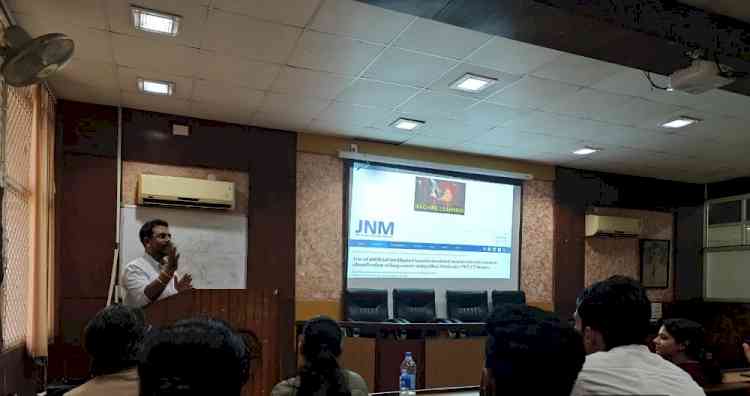 Department of Biophysics Panjab University Organised Placement Sensitisation Session