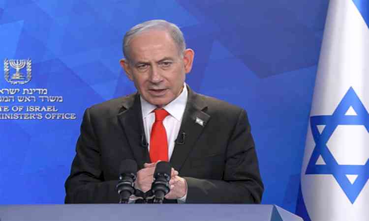 Netanyahu vows to topple Iran's government, eliminate Hamas