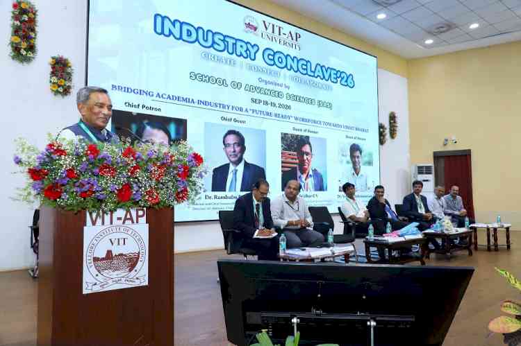 VIT-AP University Hosts Industry Conclave 2026 on Advancing Quantum, AI & ML Technologies, Green Energy and Pharma Innovations.