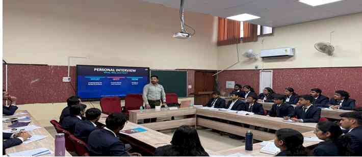 UBS in Collaboration with Central Placement Cell Organises Two-Day Workshop on Personality Development & Soft Skills
