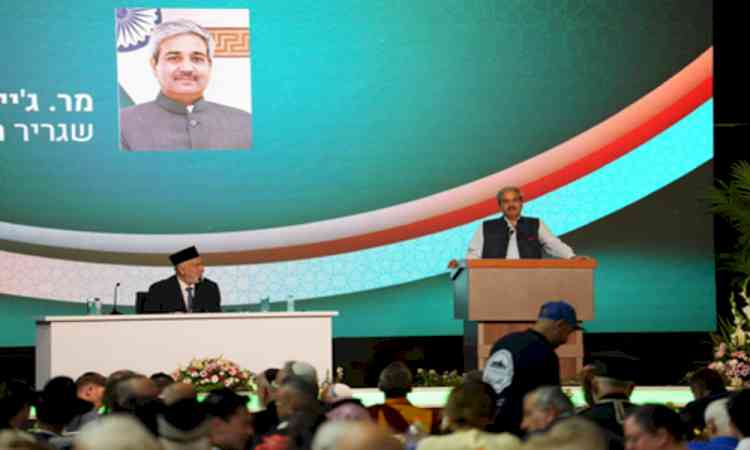Envoy highlights Indian values of peaceful coexistence at Ahmadiyya convention in Israel