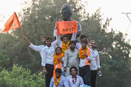 Reflects students' support towards nation building efforts: Pralhad Joshi, Dharmendra Pradhan congratulate ABVP on DUSU poll victory