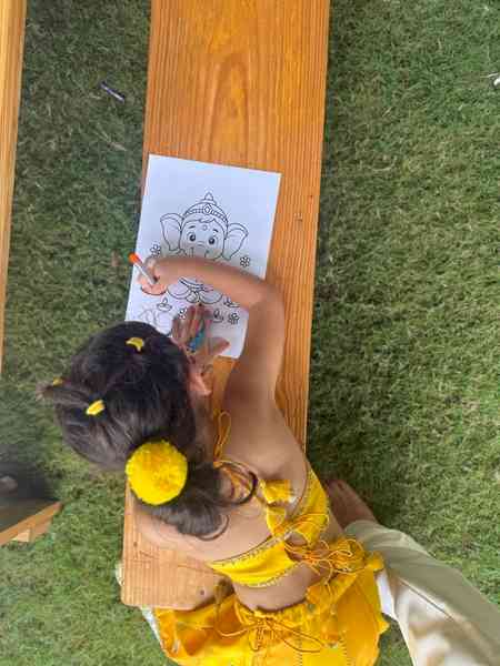 Alia Bhatt's Ganpati glimpses include little Raha drawing Bappa 