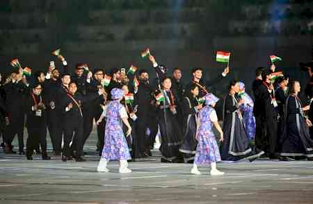 ‘May they give their best and shine’: PM Modi wishes Indian contingent as Asian Games begin