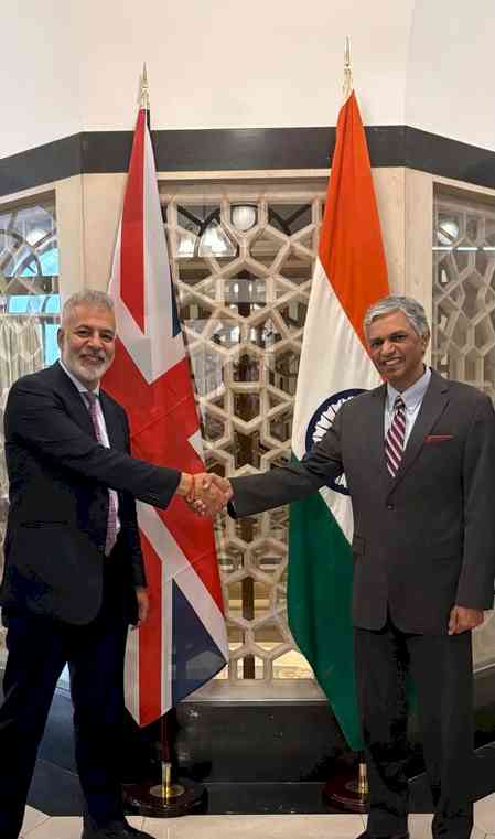 India and UK discuss further deepening bilateral partnership 