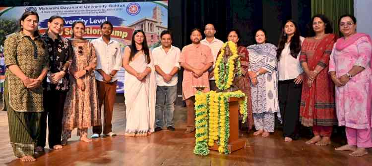 एमडीयू में प्री-आरडी ट्रायल कैंप: 27 कॉलेजों के 70 स्वयंसेवकों ने दिखाया दमखम