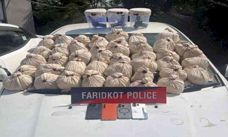 47.3 kg heroin seized in Punjab, four held