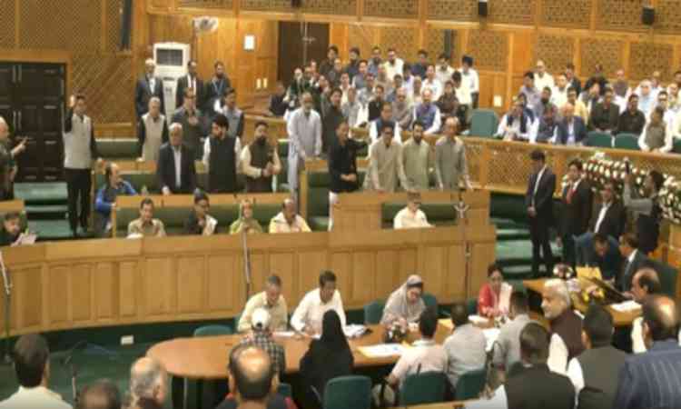 J&K Assembly erupts over Hari Singh, Sheikh Abdullah holiday row; BJP stages walkout