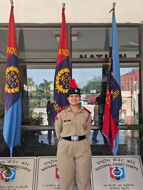 GHSC-10 Cadet Creates History, Selected as State-Level NCC Best Cadet