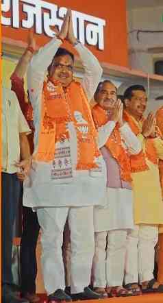 BJP credits 'Bhajanlal Model' for strong Rajasthan civic poll performance