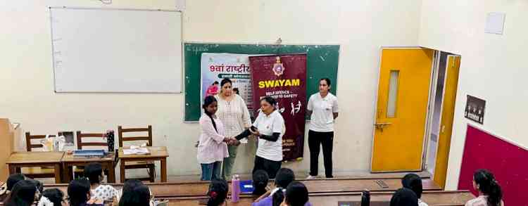 GHSC-10 Conducts Awareness Session on Self-Defence for Students