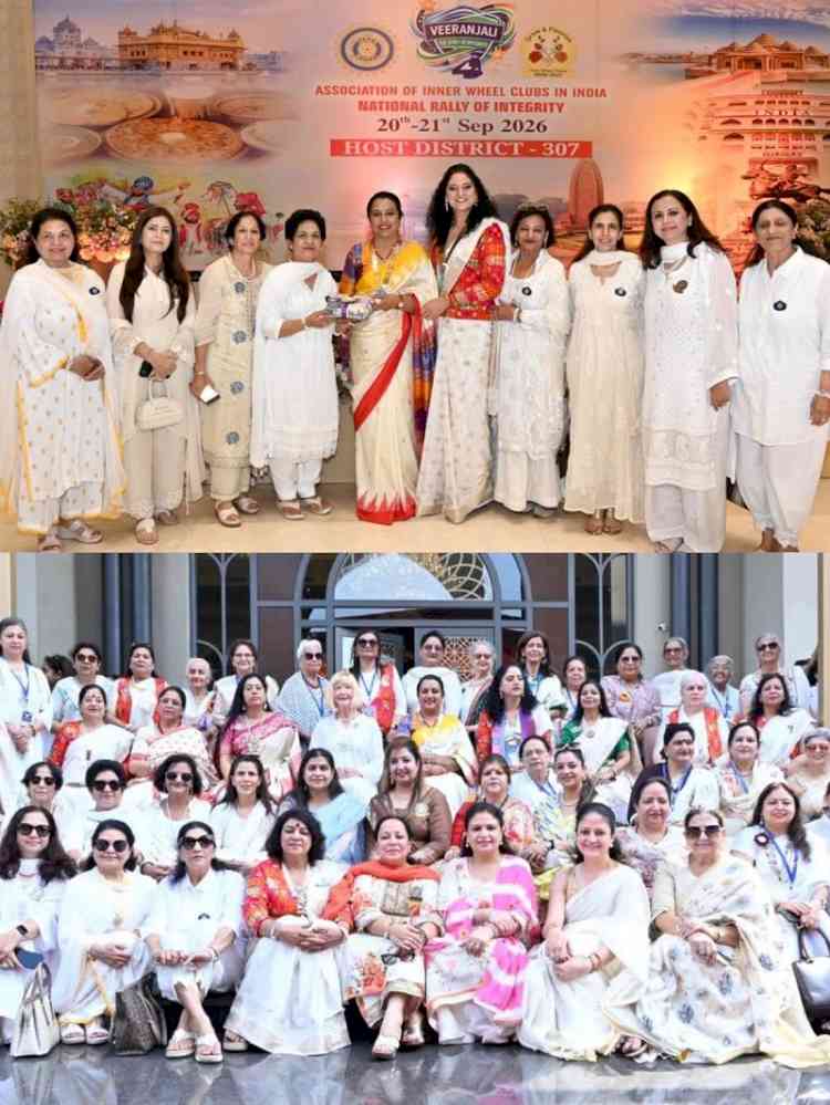 Inner Wheel Club of Jalandhar Marks a Memorable Presence at Veeranjali National Integrity Rally in Amritsar