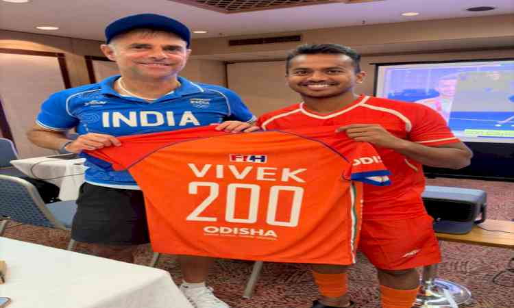 Vivek Sagar Prasad completes 200 international appearances for India