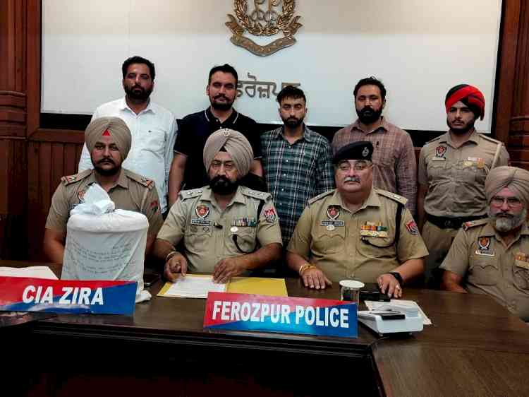 Three held with 6.255 kg heroin 