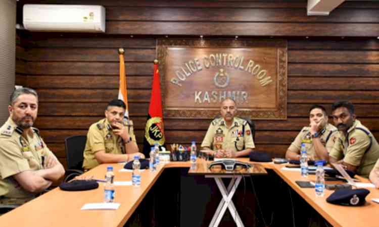 J&K DGP chairs security & operational review meeting in Srinagar