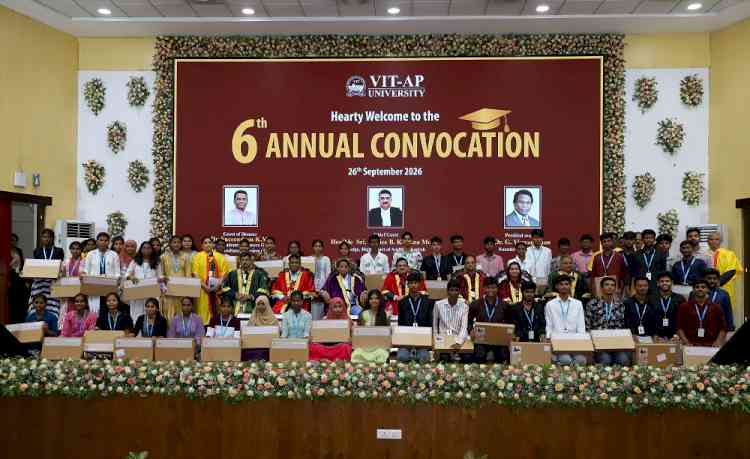 VIT-AP University Celebrates 6th Annual Convocation; 3,877 Graduands Conferred Degrees