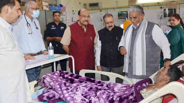 पीजीआईएमएस में विश्वस्तरीय इलाज, दिल्ली जाने की जरूरत नहीं: मंत्री पंवार