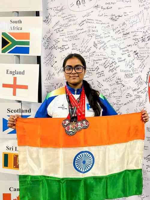 CT Group’s Sneha Gharami shines in Canada: Creates 3 commonwealth records & bags 4 gold medals