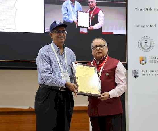 IIT Ropar Director Prof. Rajeev Ahuja awarded National Systems Gold Medal, the highest honour of the Systems Society of India